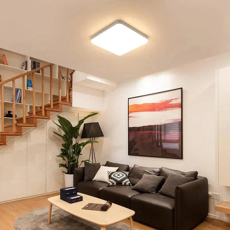 Luminária De Teto Plafon Quadrado LED Bivolt