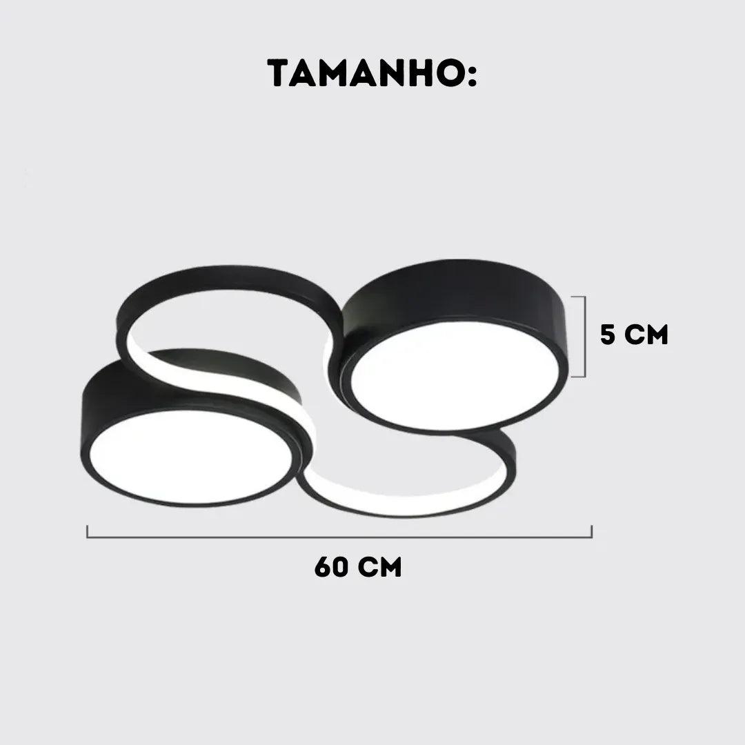 Luminária de Teto Plafon Redondo Led