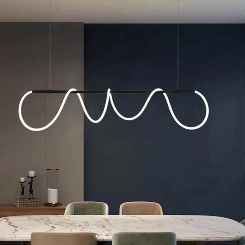 Lustre Pendente Led Moderno Para Sala