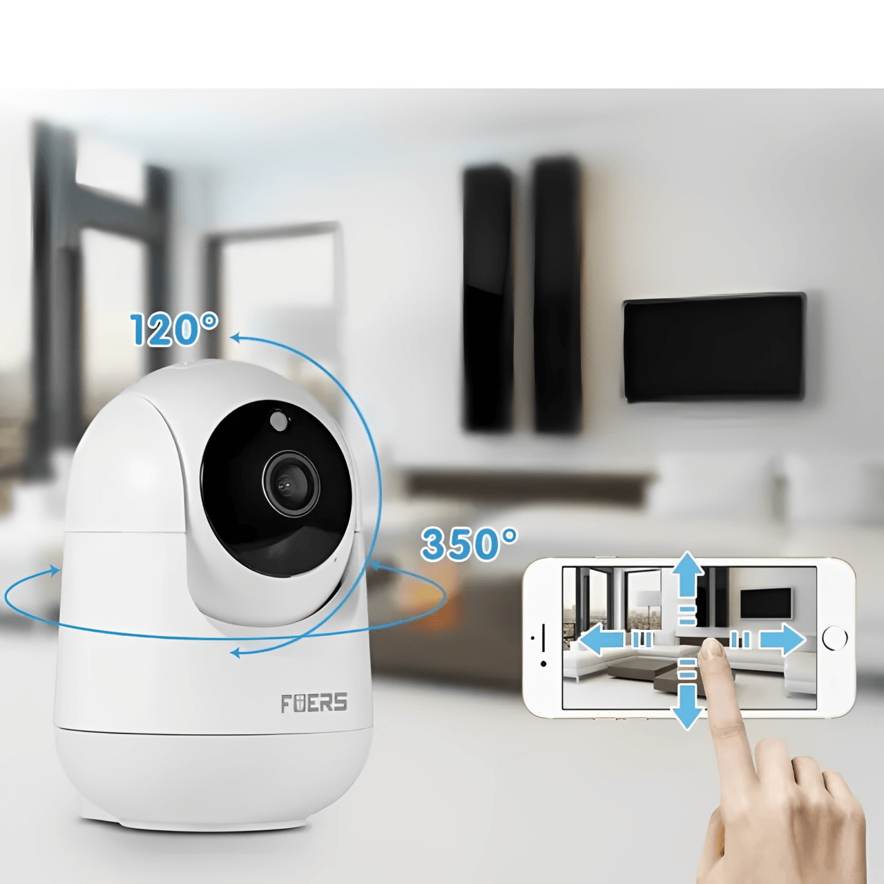 Mini Câmera Inteligente Automática WiFi