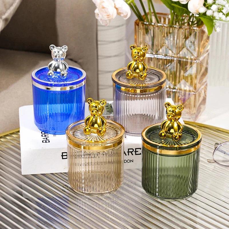 Organizador Porta Cotonete e Algodão Luxo