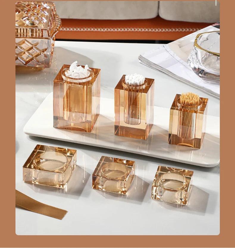 Paliteiro de Vidro Luxo