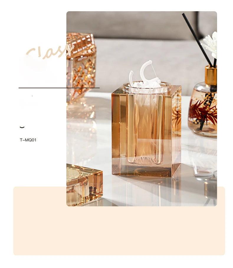 Paliteiro de Vidro Luxo