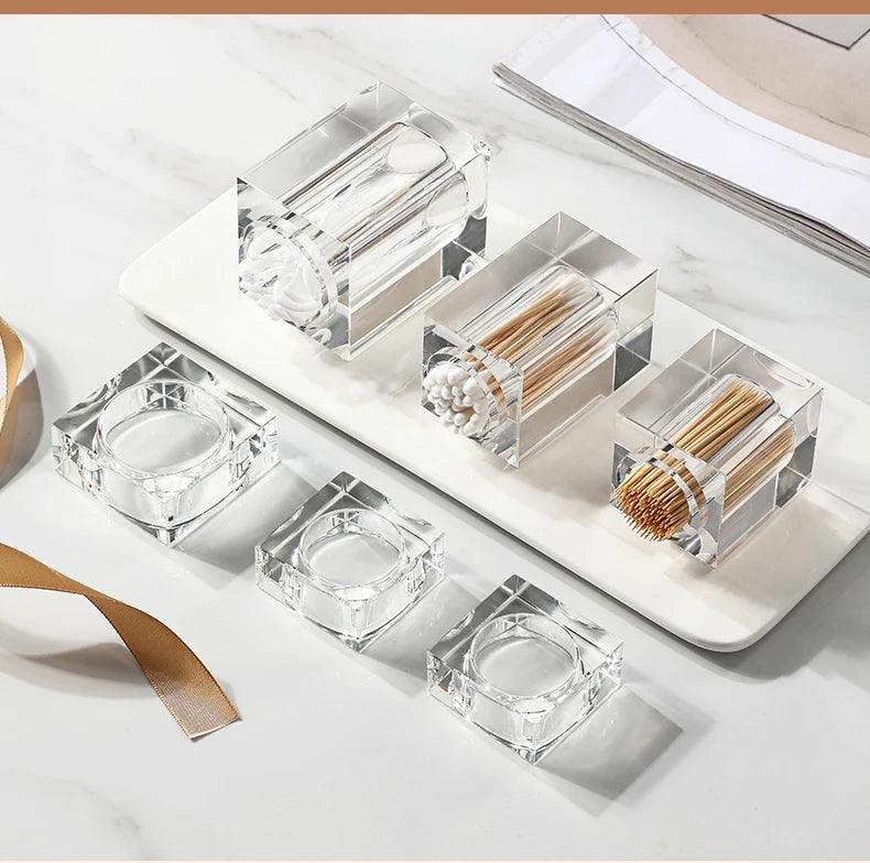 Paliteiro de Vidro Luxo