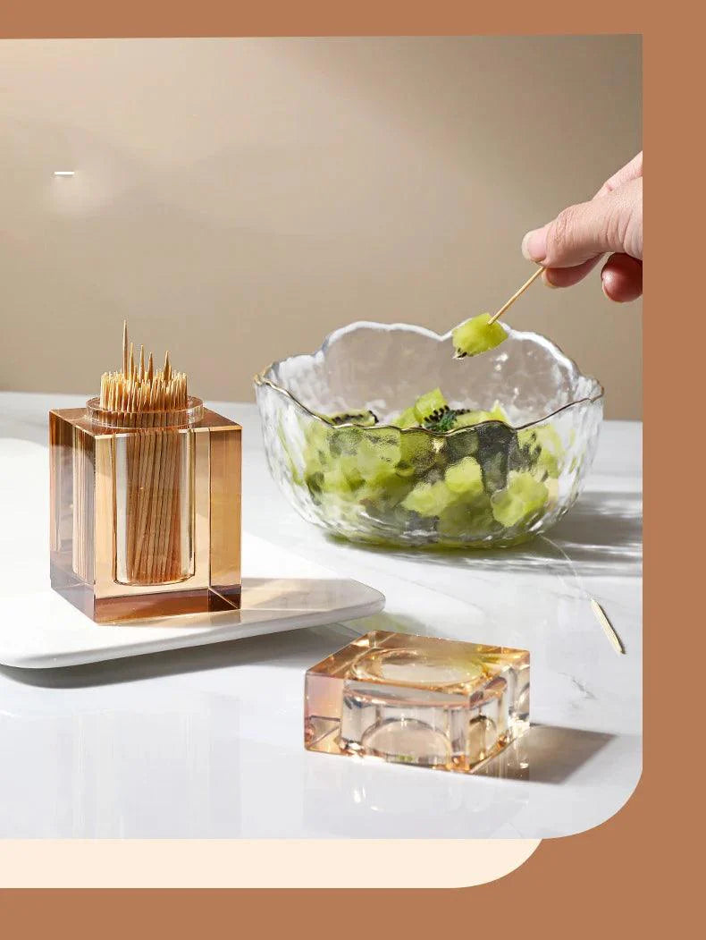 Paliteiro de Vidro Luxo