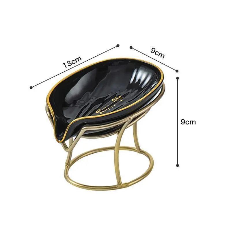 Saboneteira de Luxo de Aço Inoxidável e Acrílico