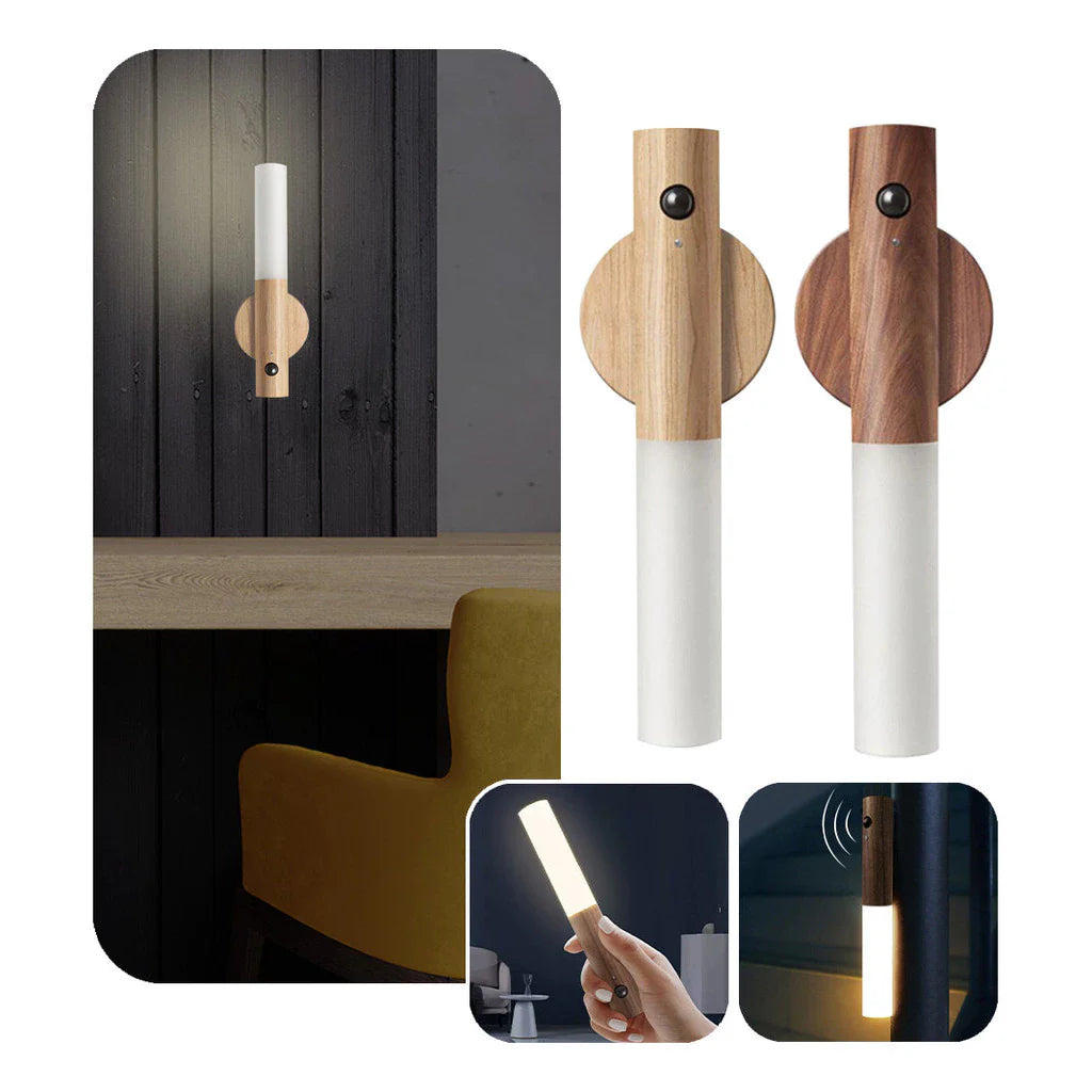Luminária Magnética LED com Sensor Inteligente – Sem Fio e Recarregável