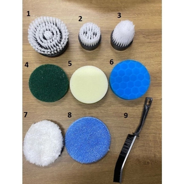 PowerClean™ - Escova de Limpeza Elétrica 9 em 1