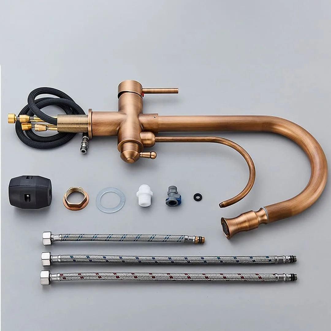 Torneira Com Filtro Para Cozinha Monocomando Com Jato Extensível Modelo Mistral