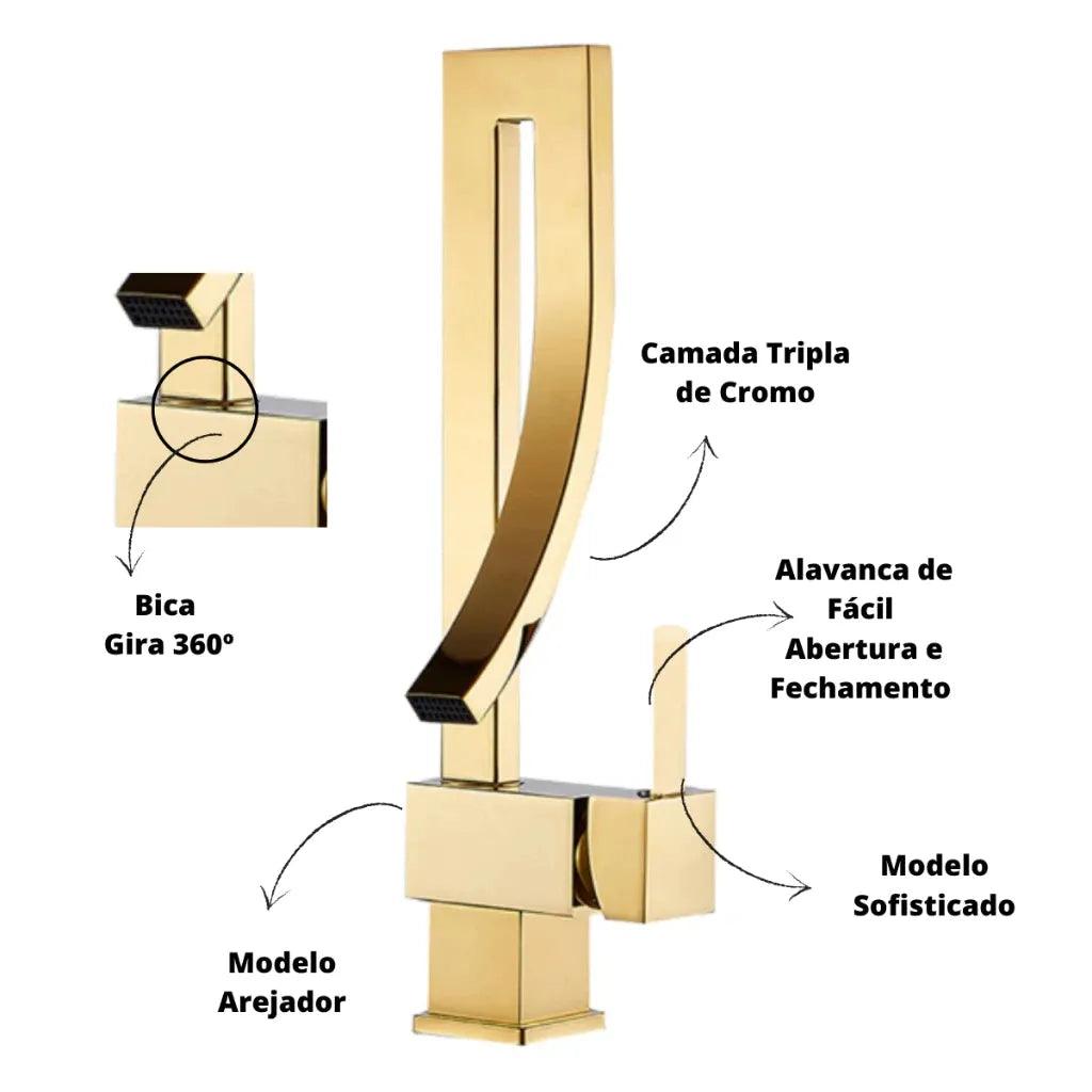 Torneira Gourmet Para Banheiro Monocomando - Lyon