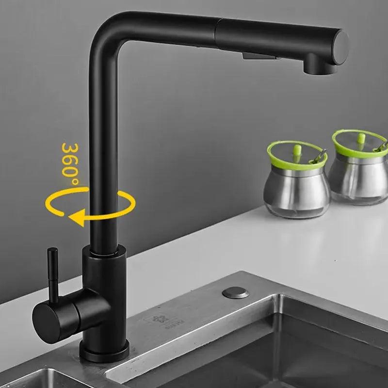 Torneira Gourmet para Cozinha Retrátil 360º Monocomando