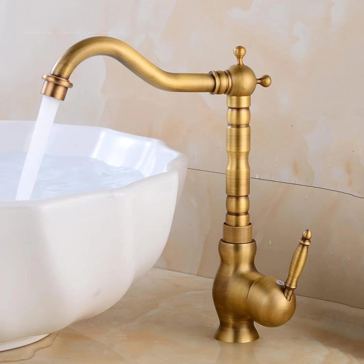 Torneira Monocomando Para Banheiro Modelo Antique