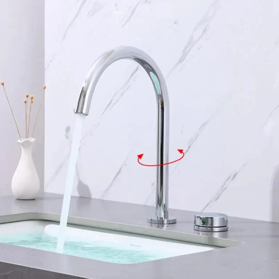 Torneira Para Banheiro Bica Alta Rotação 360