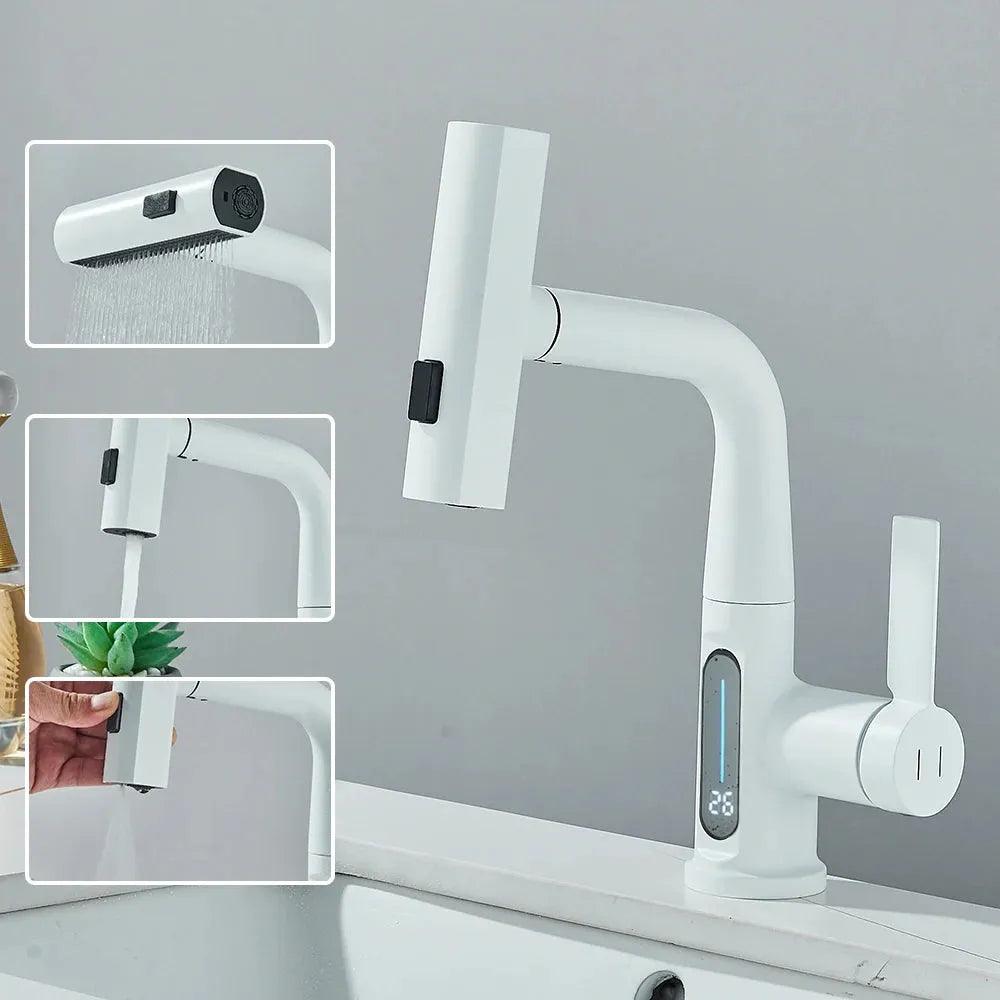 Torneira Para Banheiro Monocomando Digital Cascata