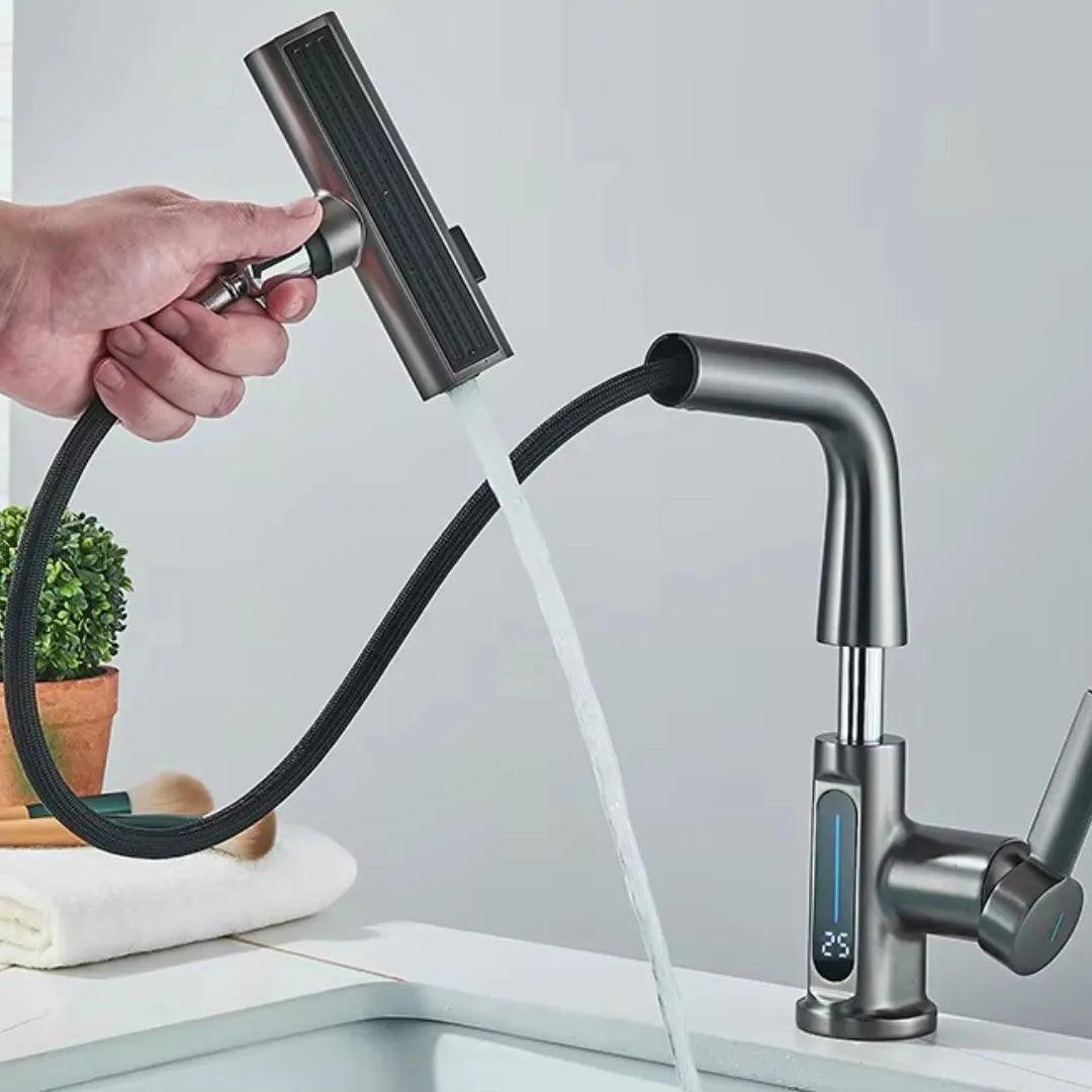 Torneira Para Banheiro Monocomando Digital Cascata