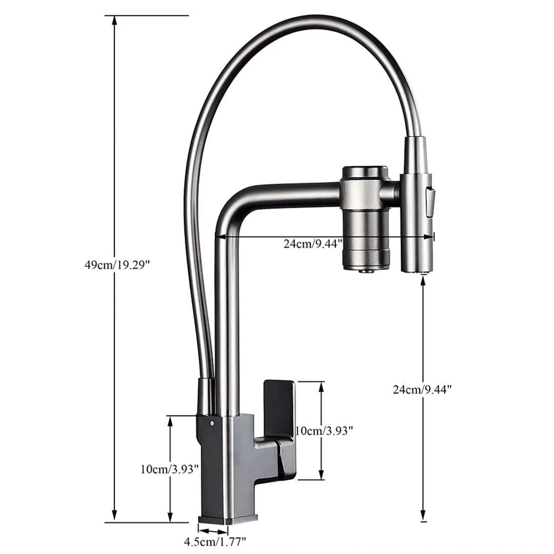 Torneira Para Cozinha Com Filtro Gourmet Modelo 2 em 1 Com Misturador